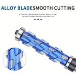 High-Grade Carbide Flush Trim Router Bit with 1/2" Round Shank Double Bearing Design for Woodworking Projects Ideal for Precision Trimming & Template Work