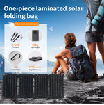 Foldable Solar Panel Charger 10W 5V 2A IP65 Waterproof ETFE Portable Solar Charger Outdoor Phone Power Bank