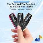 LinkMejor J60 4G GSM 0.66-Inch OLED Display Nano SIM Card 600mAh Big Button SOS Emergency Call Lightweight Mini Mobile Phone