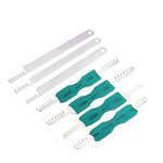 LinkMejor 7pcs Comb Pick Stainless Steel Lock Tool Locksmith Tool for House Lock Picks