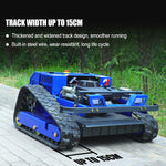 Remote Control Lawn Mower AWY-550 550mm Cutting Width Loncin 224cc Engine 45 Degree Gradeability Adjustable Cutting Height 1500m²/h Mowing Efficiency Electric Lift