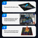 235x235mm Magnetic Steel Build Plate for Creality K1/K1C/ Ender 3 S1 Pro/ Ender 3 S1/ Ender-5 S1/ Ender 3 v3 SE/ Ender 3 v3 KE/ Ender 3 v3