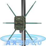 LinkMejor AX3000 WiFi6 Wireless Outdoor Router 2.4G/5G Dual Band Long Range Mesh WiFi Extender with PoE 6x7dBi High-gain Antennas IP67 Waterproof Repeater
