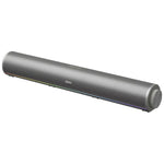 XIAOMI LinkMejor 20W Computer Speaker Wired bluetooth Soundbar with Side Multifunctional Knob Powerful Quad Drivers CGEC Certificated DSP Technology RGB Light Support USB AUX Playback USB Wired Desktop Soundbar