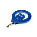 High Gain Active Loop Antenna Wide Frequency Range 9.9KHz-181MHz 20dB Gain Rechargeable Battery USB-C Hanging Mount SMA Connector
