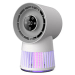 2-in-1 Mosquito Killing Mini Desk Fan With 2400mAh Battery Electric Mosquito Killer USB Rechargeable Fan Night Lamp Home And Outdoor Camping