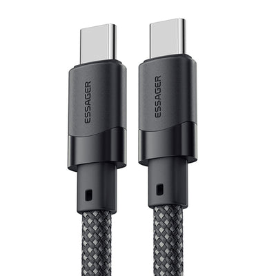 LinkMejor ES-X53 5A 60W/100W USB-C to USB-C Cable Fast Charging Data Transmission Copper Core Line 1M Long for iPhone 15 15 Plus for Huawei Mate60 for Xiaomi 14pro for Oppo Find X7
