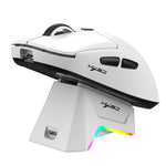 LinkMejor T10 Three-mode Wireless Gaming Mouse with RGB Charging Dock S205 Sensor 12000DPI 1KHz Report Rate 58g Lightweight 6-Keys Programmable Gamer Mice for PC Laptop Computer