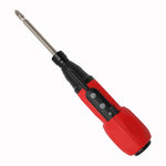 Portable Electric Screwdriver 3.6V 2/10Nm Torque Rechargeable Lithium Battery Compact Design Home DIY Tool Repair Kit Red