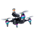 LinkMejor K22 MAX One-Key Launch Flying Disk WiFi FPV with HD Dual Camera Servo Gimbal Colorful LED Light Brushless Foldable RC Drone Quadcopter RTF