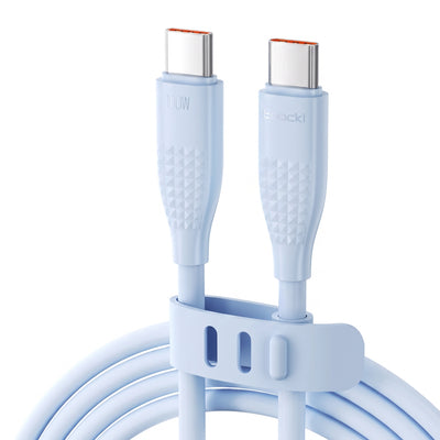Toocki TQ-X82C3 5A PD100W Type-C to Type-C Cable PD Fast Charging Data Transmission Copper Core Line 1M Long for iPhone 17 17Pro 16 15 Pro Max for Huawei Mate XTs for OPPO for VIVO