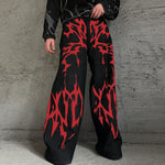LinkMejor Mens Solid Color Gradient Pattern Pant Comfortable Button Zipper Wide Legged Long Trousers for Men