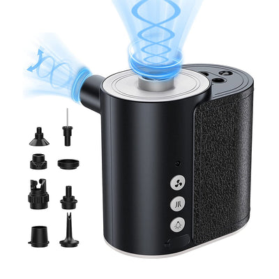 20PSI High Pressure Air Compressor Built-in Lithium Battery Wireless Portable Electric Air Pump Power Bank Inflator Pump for Inflatable Boat Paddle Surfboard Camping Bed Swimming Pool Inflatable Ring
