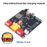 140W PD3.1 Bidirectional Fast Charger Board Buck-Boost 2S 3S 4S 5S 6S Lithium Battery Charging Module with Auto Temperature Control