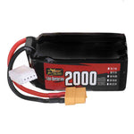 LinkMejor Power 11.1V 2000mAh 120C 3S LiPo Battery XT60 Plug for RC Drone