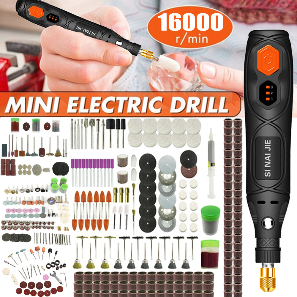 LinkMejor Cordless Rotary Tool Kit Woodworking Engraving Pen DIY For Jewelry Metal Glass Mini Wireless Drill With Dremel Accessories
