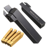 LinkMejor 1616-2 16*16*100mm Lathe Turning Tool Holder With 4pcs MGMN200 Insert