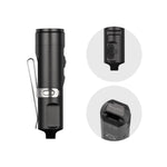 LinkMejor Aurora A3x 6063 Aluminum EDC Flashlight XP-G3 /Nichia 219C USB Rechargeable Waterproof Mini LED Keychain Light