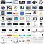 LinkMejor Upgrade Super Kit UNOs R3 Starter Learning Kit with RC522 LinkMejor Module LCD1602 DHT11 RTC Breadboard Servo Stepper Motor