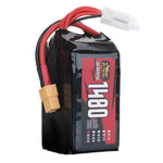 LinkMejor Power 22.2V 1480mAh 130C 6S LiPo Battery XT60 Plug for RC Drone
