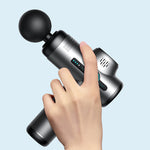 LinkMejor V1 Massage Gun 6 Speeds Adjustable Gear 6 Massage Heads 3200 rpm Fascia Gun Muscle Relaxation Brushed Motor