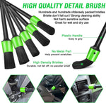 13-Piece Car Detailing Cleaning Kit  Car Detailing Brush Wash Engine for Wheel Clean Kit Adjustable Handle Cleaning Towel