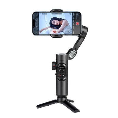 LinkMejor Smart XE Smartphone Stabilizer Intelligent AI Facial Tracking 3-Axis Handheld Gimbal Foldable Smartphone Cellphone Video Record Vlog PTZ Stabilizer for Phone