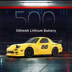 LinkMejor 8608 8609 RTR 1/24 2.4G 4WD RX7 Drift RC Car High-Speed Remote Control Mini Race LED Light On-Road Racing Vehicle Model Boys Gifts Toys