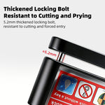 LinkMejor Motorcycle Password Disc Lock Bike High Security Anti-Theft Padlock Waterproof Alloy Bicycle Brake Rotor Lock