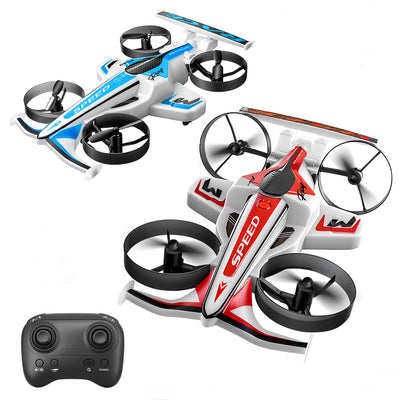 LinkMejor M7S 2-IN-1 Land Air Flying Racing Drift Car Altitude Hold Mode Tumbling Stunts 2.4G Remote Control Toys Kids Gifts RC Drone Quadcopter RTF