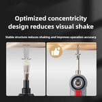 Multi Angle Electric Screwdriver 4V Lithium Battery Compact Design 3 Torque Settings LED Lights Fast Charging Rechargeable Professional Tool
