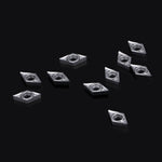 LinkMejor 10pcs DCGT070204-AK H01 Aluminum Cutter Blade Carbide Insert Cutting Tool For CNC Turning Tools