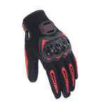 Pair Touchscreen Motorcycle Gloves Full Finger Touch Screen Sport Riding Bike Bicycle Cycling Racing Gloves