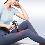 LinkMejor V1 Massage Gun 6 Speeds Adjustable Gear 6 Massage Heads 3200 rpm Fascia Gun Muscle Relaxation Brushed Motor