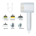 Tevorex 1200mAh Electric Cleaning Brush Household Toilet Cleaning Artifact Handheld Kitchen Wireless Convenient Dishwasher Home Supplies