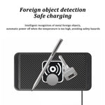 USB/Type-C Wireless Car Charger For Car Fast  7.5W/10W/15W Car Wireless Charger Dock Station Fast Charging For Iphone Samsung