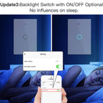 LinkMejor Tuya Smart Home WiFi Panel Switch 1/2/3/4 Gang APP Remote Control Timer Function Voice Control with Alexa Google Home