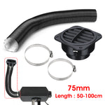 75mm Heater Pipe Duct Warm Air Outlet Hose For Eberspacher Webasto Propex