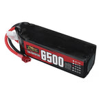 LinkMejor Power 14.8V 6500mAh 60C 4S LiPo Battery T Plug for RC Car