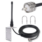 LinkMejor X107M Marine VHF Radio Antenna 156-163Mhz Frequency Range 2dBi High Gain Waterproof Boat Antenna with PL-259 Connector