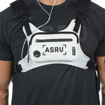 Men's Tactical Chest Bag Outdoor Gym Vest Reflective Safety Waterproof Cycling Pack Multi-function Male Phone Case Casual Sports Bag