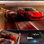 [4+32G] X96 A100 Smart TV Box Android 14 Amlogic S905A 4K Ultra HD 60fps HDR10+ AV1 Dual Band WiFi Bluetooth 5.X Streaming Media Player AI-SR Home Entertainment Set Top Box with Remote Control