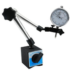 LinkMejor Mechanical Dial Test Indicator Gauge 0-10mm Range 0.01mm Precision with Universal Magnetic Base for Accurate Measurements Industrial Quality