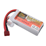 LinkMejor 7.4V 2500mAh 35C 2S LiPo Battery T Deans Plug for RC Drone