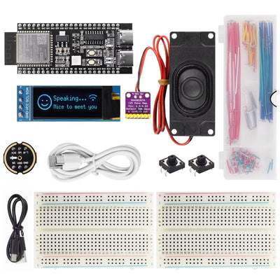 ESP32-S3-N16R8 AI Chatbot Development Board Kit 0.91inch OLED Display AI Voice with WiFi Bluetooth Base on ArduinoESP32-S3-DevKitC-1 support MimiClaw Openclaw Open Source