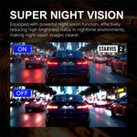 LinkMejor A6709 4 Channel Recording 4K 3 Inch Screen Car DVR Dash Cam GPS WiFi HD Night Vision G Sensor Motion Detection