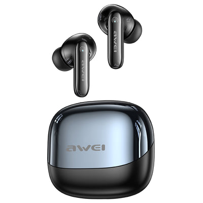 Awei T99 Headset Wireless bluetooth 6.0 Earphone 10mm Composite Diaphragm Driver 22H Playback IPX6 Waterproof Low Game Delay Touch Control In-ear Sports Headphones