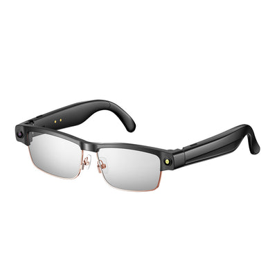 LinkMejor SG-20 AI Smart Photo Glasses with AI Smart Voice Assistant Real Time Translation Dual Microphone Noise Reduction bluetooth 5.4 Calling Open Speaker Music Control Smart Audio Glasses