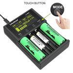 LiitoKala Lii-M4S Battery Charger for 26700 18650 26650 21700 AA Touch Button LCD Display Test The Battery Charger Capacity