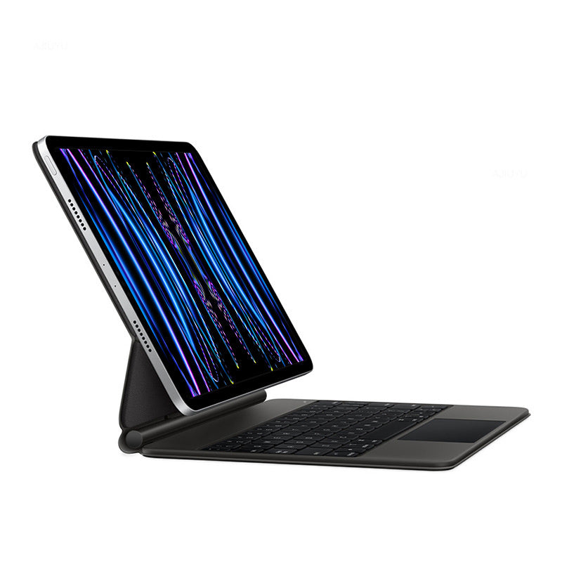for iPad Air 11 M2 Multi-language Tablet Protective Keyboard Case with Touchpad Foldable Backlit Tablet Cover